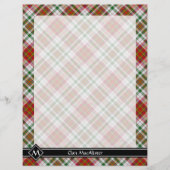 Clan MacAlister Jurk Tartan Flyer (Voorkant)