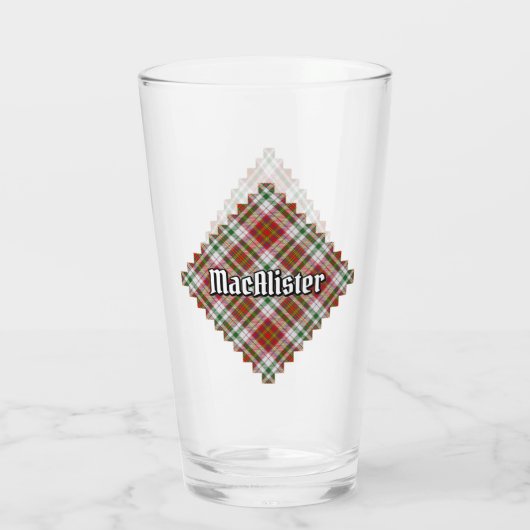 Clan MacAlister jurk Tartan glas (Achterkant)