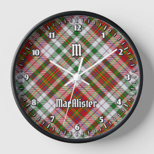 Clan MacAlister jurk Tartan grote klok