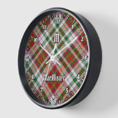 Clan MacAlister jurk Tartan grote klok (Hoek)