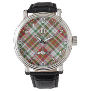 Clan MacAlister Jurk Tartan Horloge