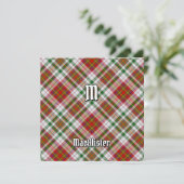Clan MacAlister Jurk Tartan Kaart (Staand voorkant)