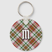 Clan MacAlister Jurk Tartan Sleutelhanger (Voorkant)