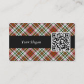 Clan MacAlister Jurk Tartan Visitekaartje (Achterkant)