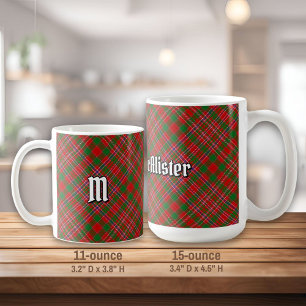 Clan MacAlister Tartan Coffee Mok