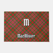 Clan MacAlister Tartan Doormat Deurmat (Voorkant)