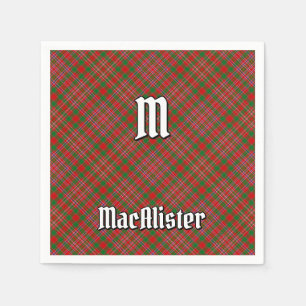 Clan MacAlister Tartan Napkins Servet