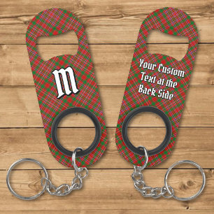 Clan MacAlister Tartan Sleutelhanger Bottle Open Mini Flessenopener