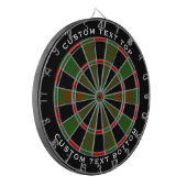 Clan MacAlister van Glenbarr Hunting Tartan Dartbord (Voorkant Links)