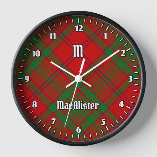 Clan MacAlister van Glenbarr Tartan (Voorkant)
