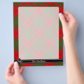 Clan MacAlister van Glenbarr Tartan Flyer (Hand)