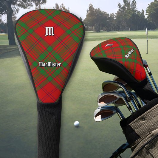 Clan MacAlister van Glenbarr Tartan Golfheadcover