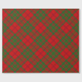 Clan MacAlister van Glenbarr Tartan inpakpapier (Vlak)