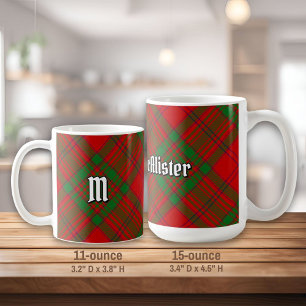 Clan MacAlister van Glenbarr Tartan Koffiemok
