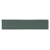 Clan MacAlpine Donkergroen en Zwart Tartan Korte Tafelloper (Horizontaal)