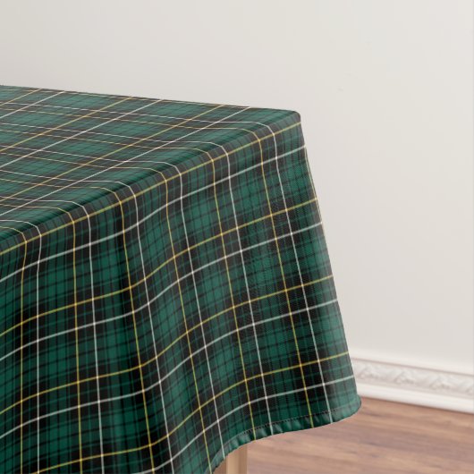 Clan MacAlpine Donkergroene Schotse Tartan Tafelkleed (Voorbeeld)