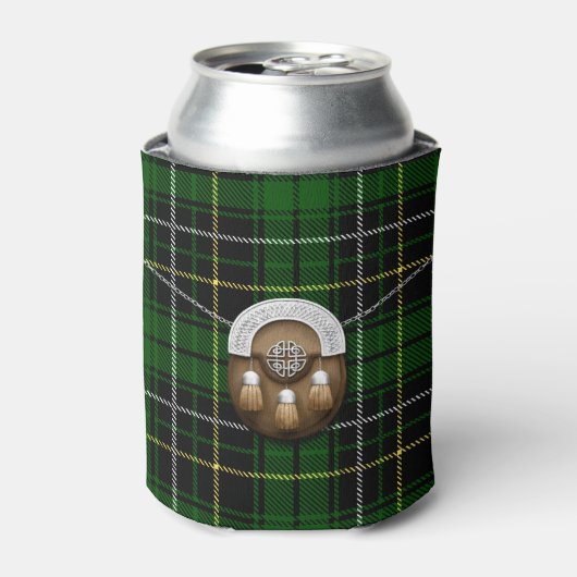 Clan MacAlpine Tartan en Sporran Blikjeskoeler (Blikje Voorkant)