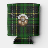 Clan MacAlpine Tartan en Sporran Blikjeskoeler (Voorkant)