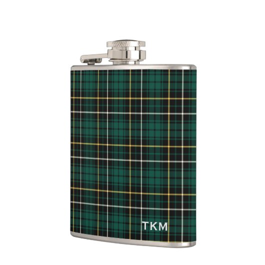 Clan MacAlpine Tartan Monogram Heupfles (Links)