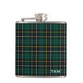 Clan MacAlpine Tartan Monogram Heupfles (Voorkant)