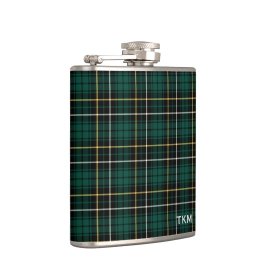 Clan MacAlpine Tartan Monogram Heupfles (Rechts)