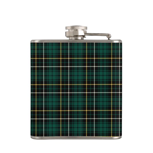 Clan MacAlpine Tartan Monogram Heupfles (Achterkant)