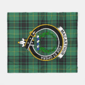 Clan MacArthur Ancient Tartan Pset Fleece Deken (Voorkant (Horizontaal))