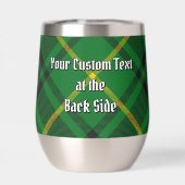 Clan MacArthur Crest over Tartan (Achterkant)