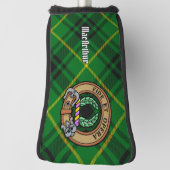 Clan MacArthur Crest over Tartan Golfheadcover (Draai 90)