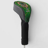 Clan MacArthur Crest over tartan Golfheadcover (Schuin)