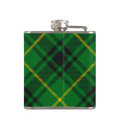 Clan MacArthur Crest over Tartan Heupfles (Achterkant)