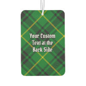 Clan MacArthur Crest over Tartan Luchtverfrisser (Achterkant)