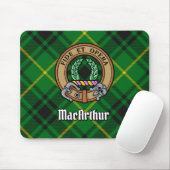 Clan MacArthur Crest over Tartan Muismat (Met muis)
