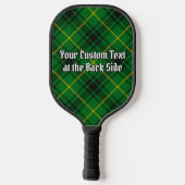 Clan MacArthur Crest over tartan Pickleball Paddle (Achterkant)