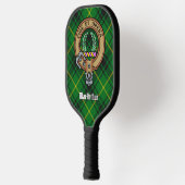 Clan MacArthur Crest over tartan Pickleball Paddle (Links)