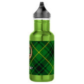 Clan MacArthur Crest over tartan Waterfles (Rechts)