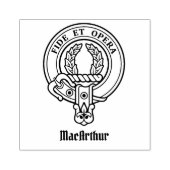 Clan MacArthur Crest Rubber Stamp Rubberstempel (Afrduk)