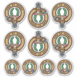Clan MacArthur Crest Sticker Set