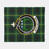 Clan MacArthur Modern Tartan Pset Fleece Deken (Voorkant (Horizontaal))
