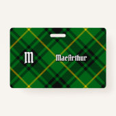 Clan MacArthur Tartan Badge (Voorkant)