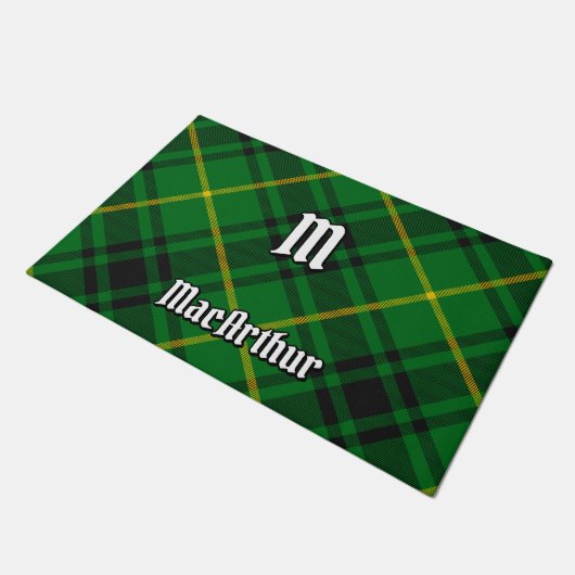 Clan MacArthur Tartan Deurmat (Schuin)