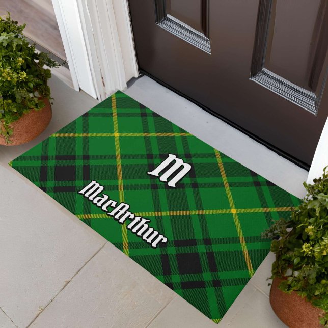 Clan MacArthur Tartan Deurmat (Creator heeft geüpload)