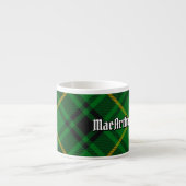 Clan MacArthur Tartan Espresso Kop (Voorkant)