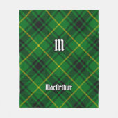 Clan MacArthur Tartan Fleece Deken (Voorkant)