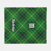 Clan MacArthur Tartan Fleece Deken (Voorkant (Horizontaal))
