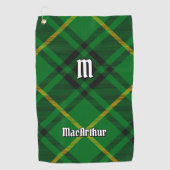 Clan MacArthur Tartan Golfhanddoek (Voorkant)