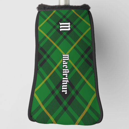Clan MacArthur Tartan Golfheadcover (Draai 90)
