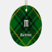 Clan MacArthur Tartan Keramisch Ornament (Rechts)