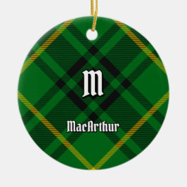 Clan MacArthur Tartan Keramisch Ornament
