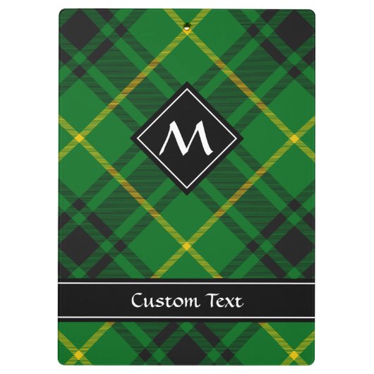 Clan MacArthur Tartan Klembord (Achterkant)